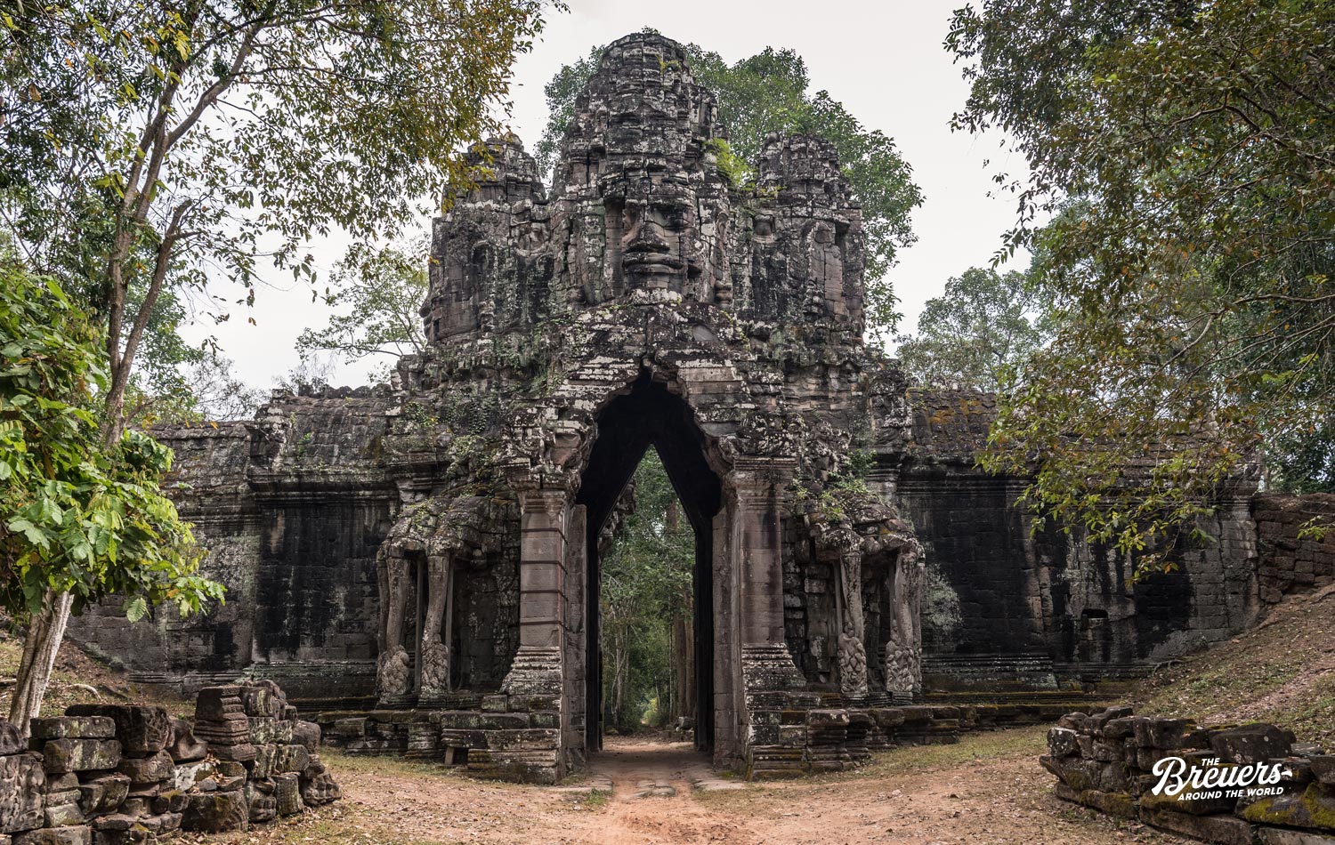 Victory Gate bei Angkor Wat in Kambodscha
