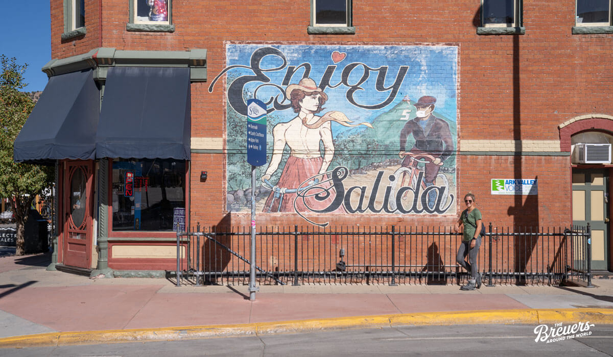 Wandmalerei in Salida Colorado